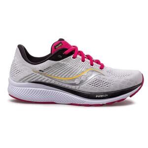 SAUCONY WOMEN'S GUIDE 14 RUNNING SHOE, ALLOY/CHERRY, 9